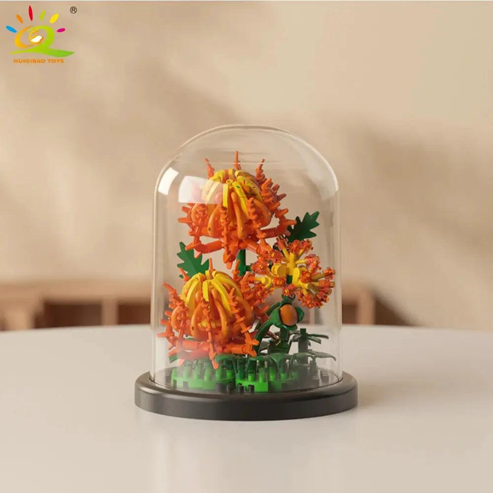  Lego Compatible Flower Bouquet Block Set Desk Display -  ToylandEU™