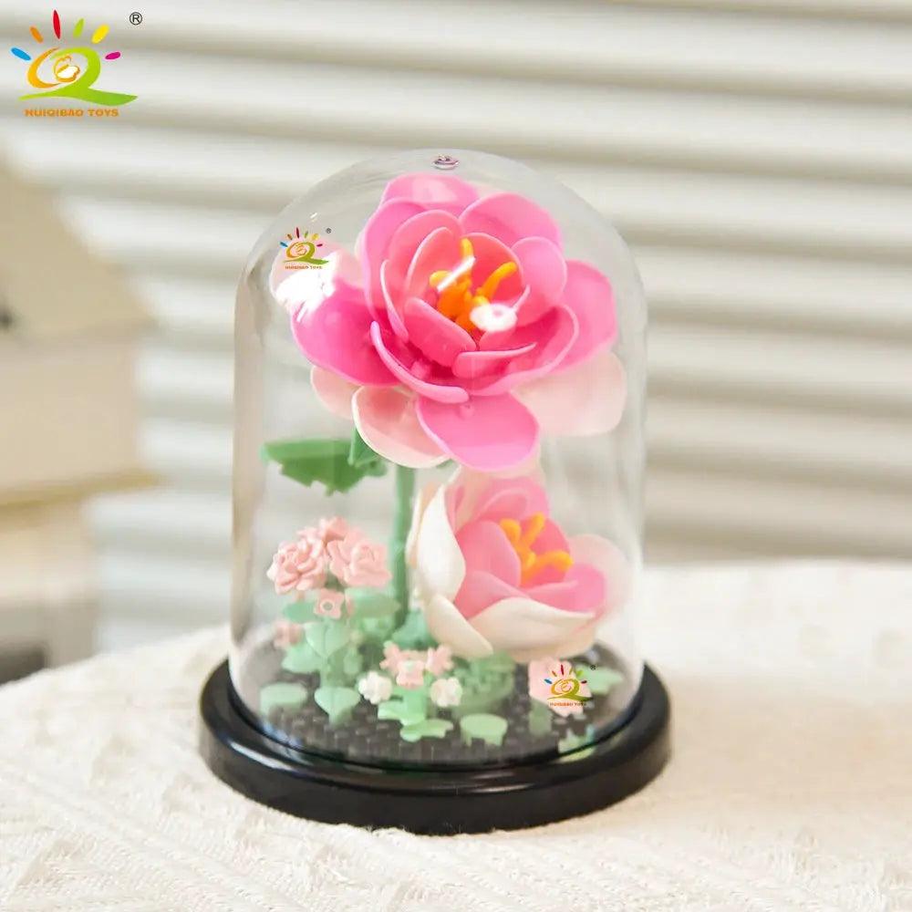  Lego Compatible Flower Bouquet Block Set Desk Display -  ToylandEU™