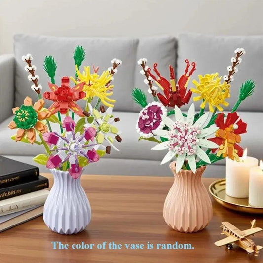  Lego Compatible Flower Bouquet Building Block Set Deco -  ToylandEU™