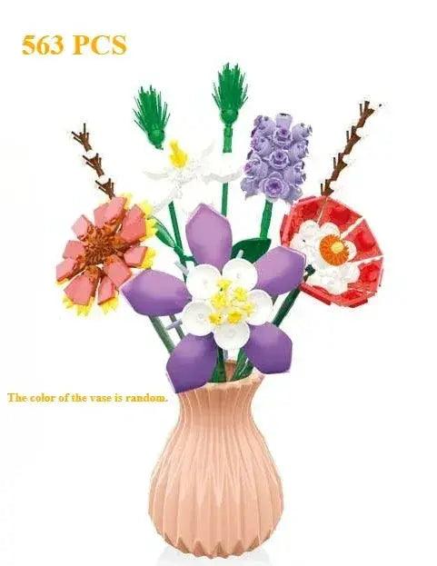  Lego Compatible Flower Bouquet Building Block Set Deco -  ToylandEU™