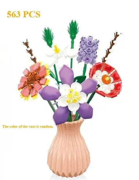 Lego Compatible Flower Bouquet Building Block Set for Home Decor - ToylandEU