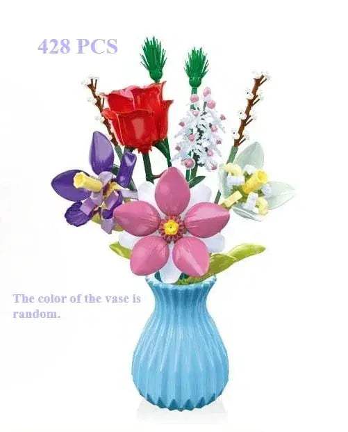 Lego Compatible Flower Bouquet Building Block Set for Home Decor - ToylandEU