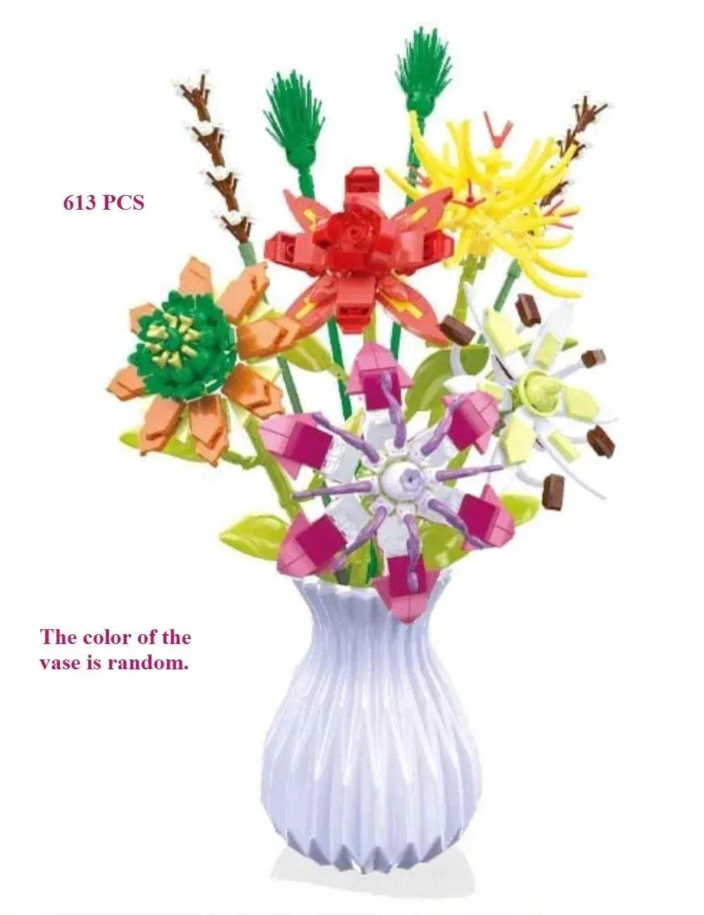 Lego Compatible Flower Bouquet Building Block Set for Home Decor - ToylandEU