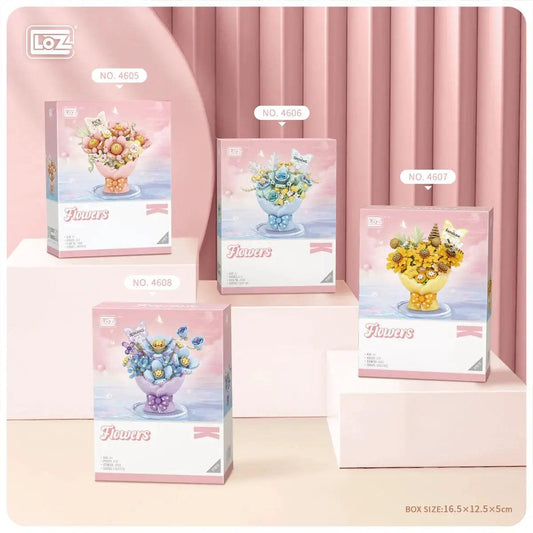  Lego Compatible Flower Building Blocks Xmas Decor Easy -  ToylandEU™