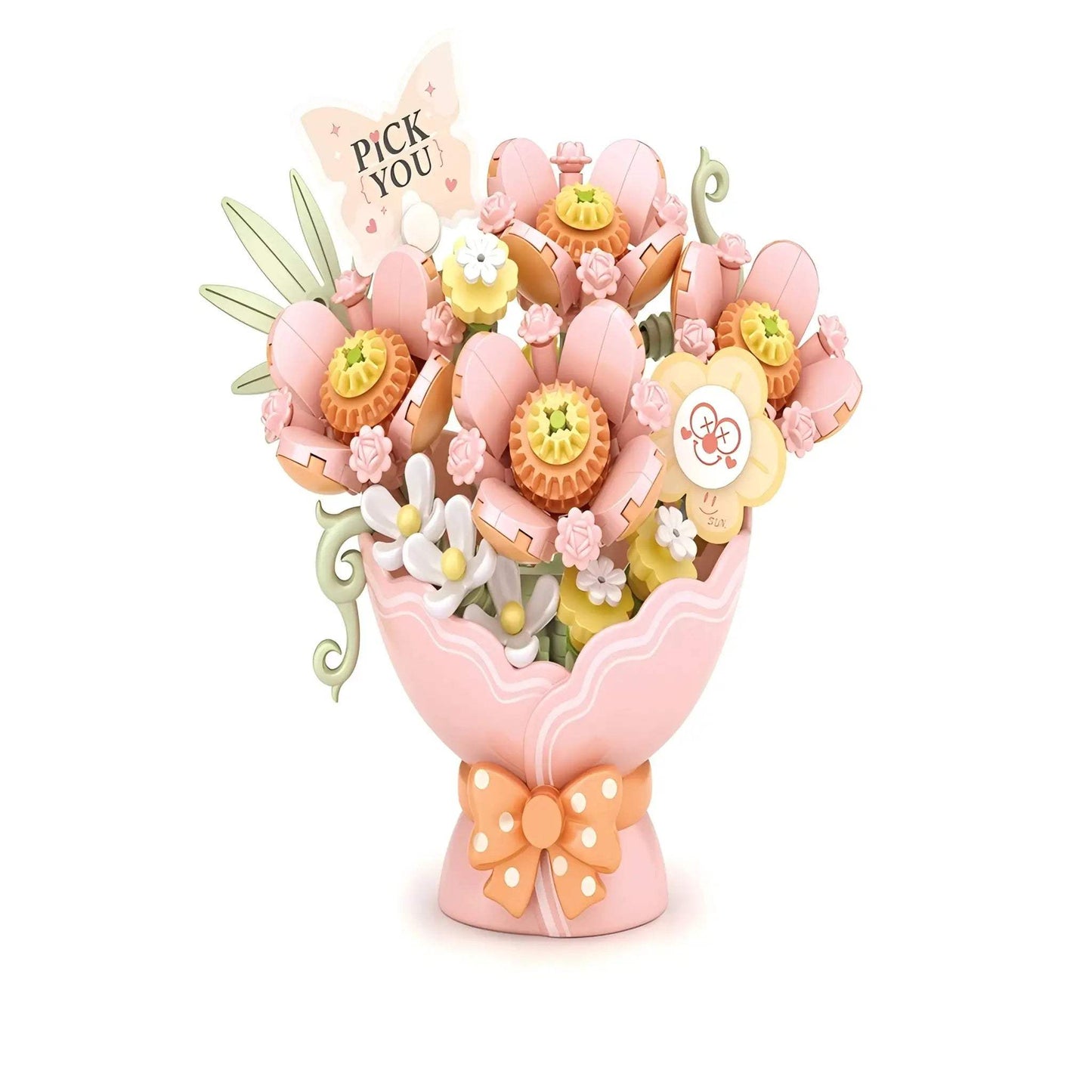  Lego Compatible Flower Building Blocks Xmas Decor Easy -  ToylandEU™
