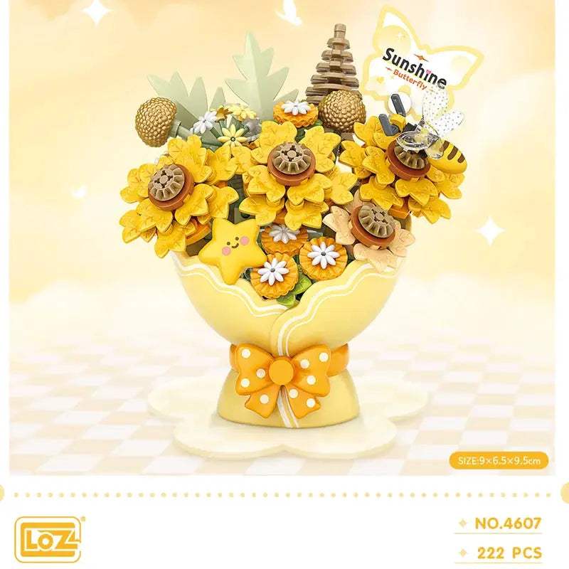  Lego Compatible Flower Building Blocks Xmas Decor Easy -  ToylandEU™