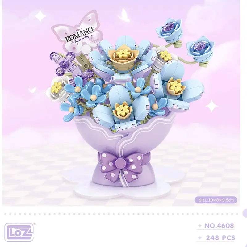  Lego Compatible Flower Building Blocks Xmas Decor Easy -  ToylandEU™