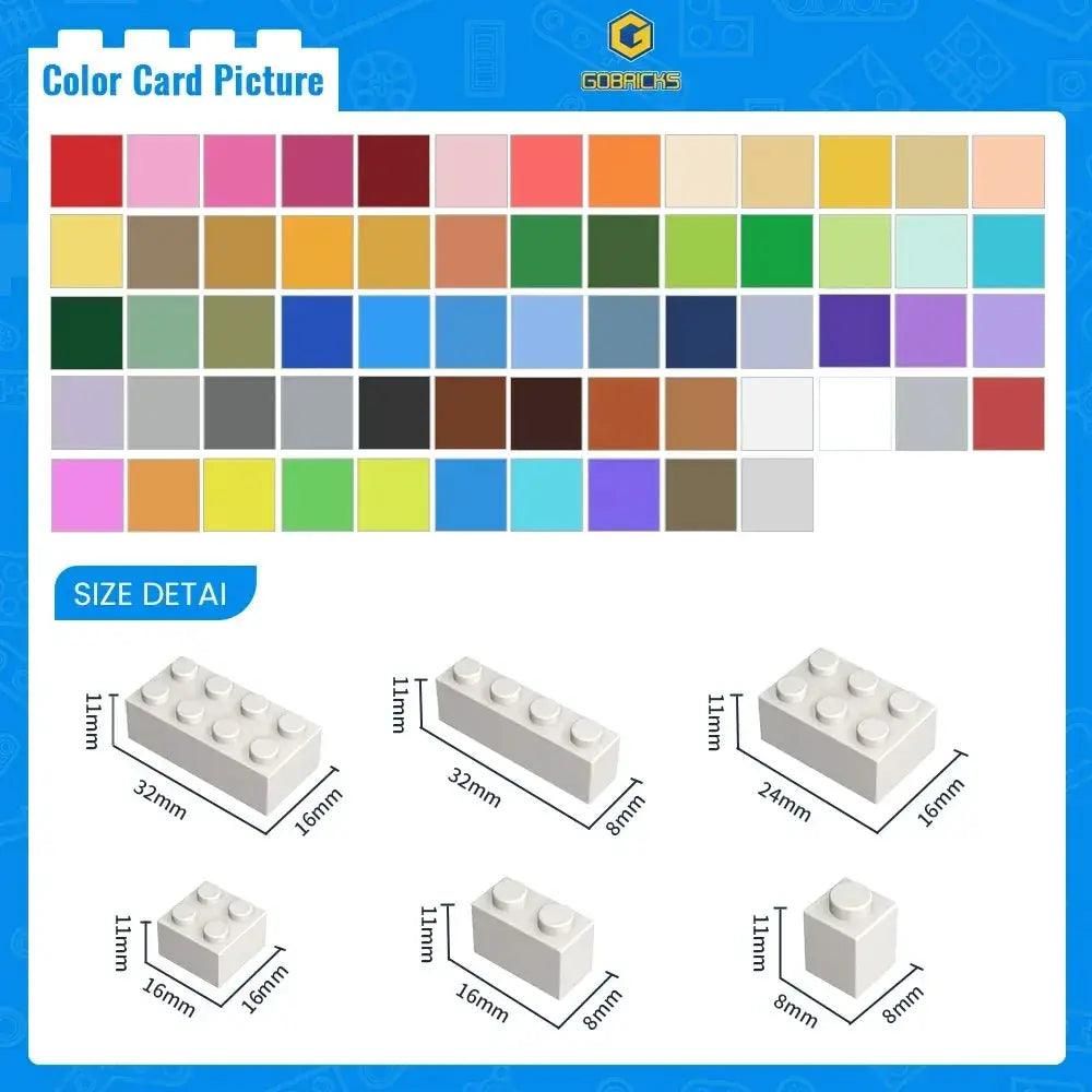  Lego Compatible Gobricks Building Blocks For Custom MOC -  ToylandEU™
