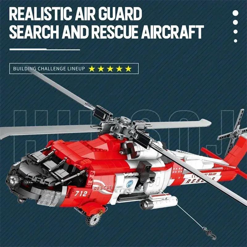  Lego Compatible HH60J Realistic Black Hawk Helicopter -  ToylandEU™