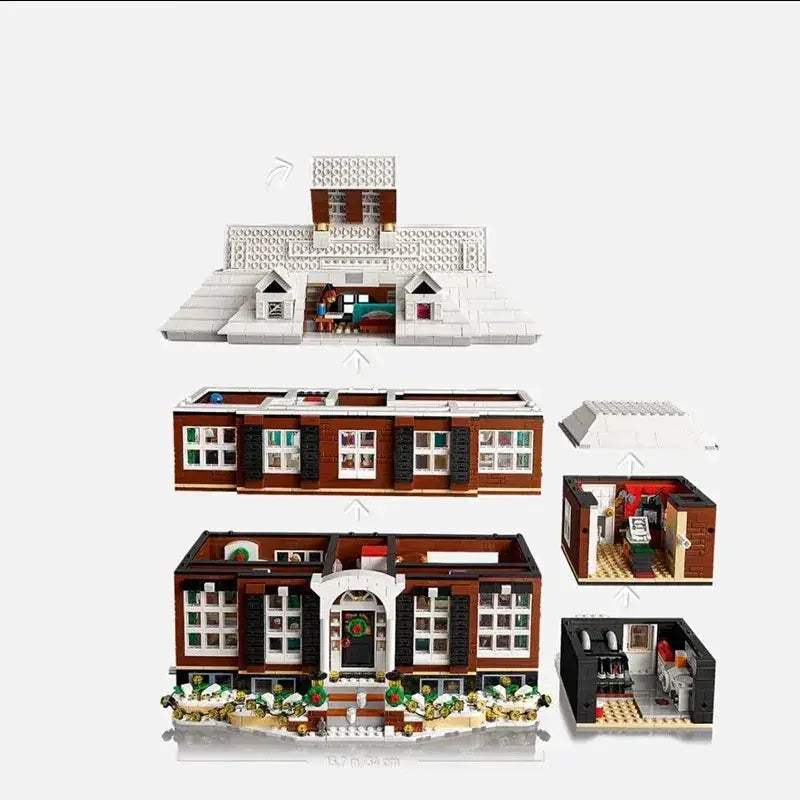 Lego Compatible Home Alone 21330 Model Building Blocks In Stock - ToylandEU