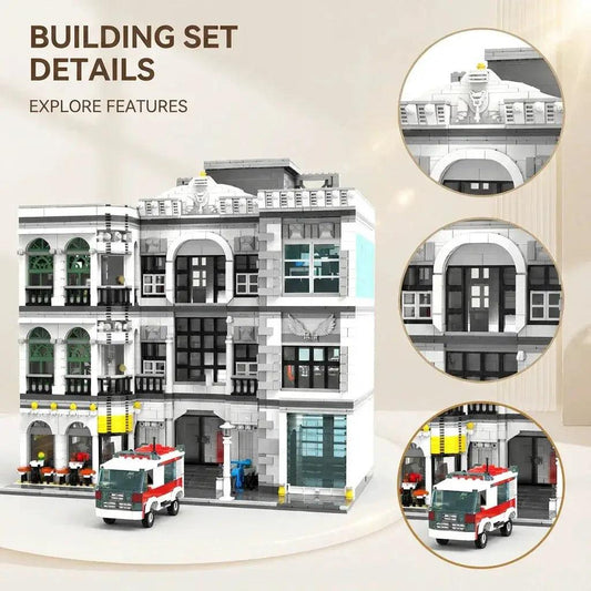  Lego Compatible Hospital City Block Set With 17 Figures -  ToylandEU™