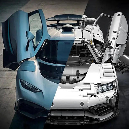  Lego Compatible Hypercar Brick Kit With Motor -  ToylandEU™