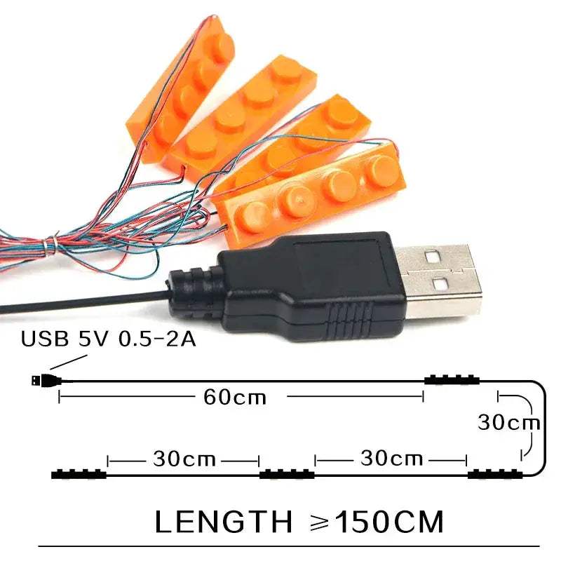 Lego Compatible LED Light Set Enhances Building Blocks - ToylandEU