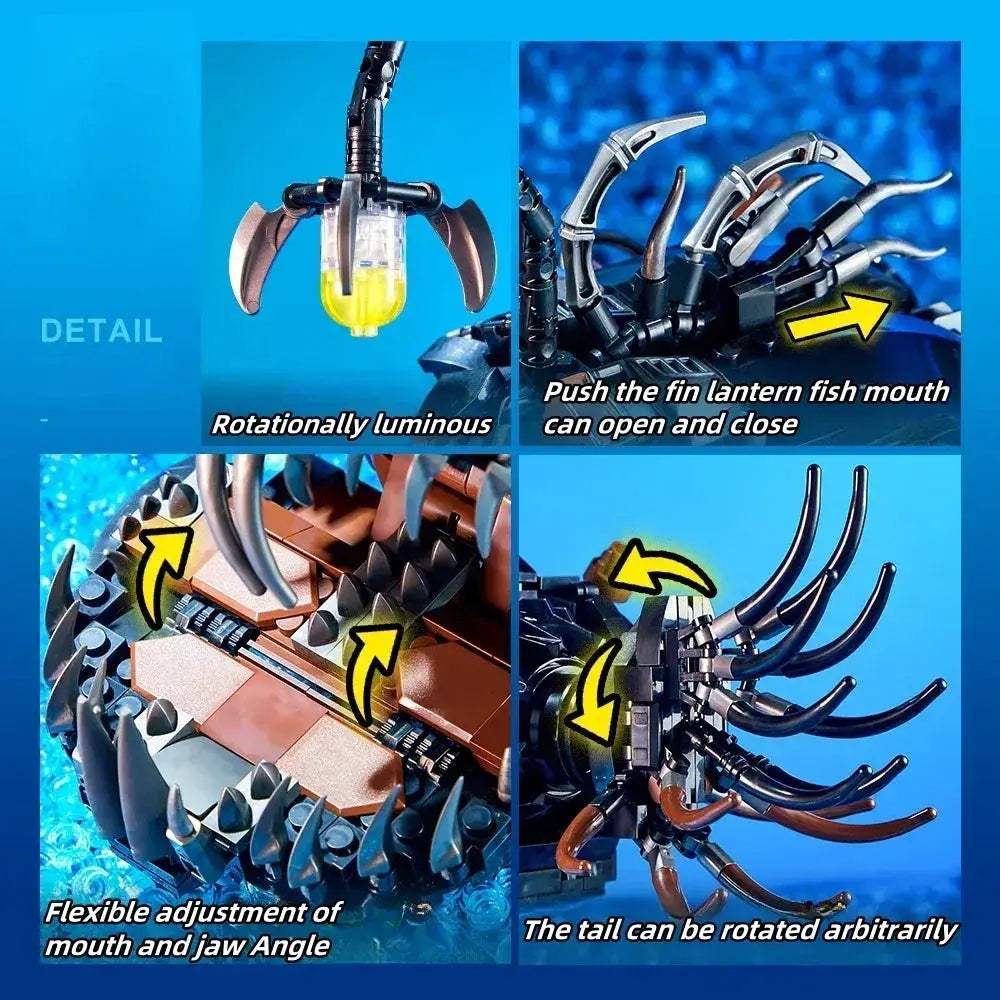  Lego Compatible MOC Lantern Fish Building Blocks Kids -  ToylandEU™