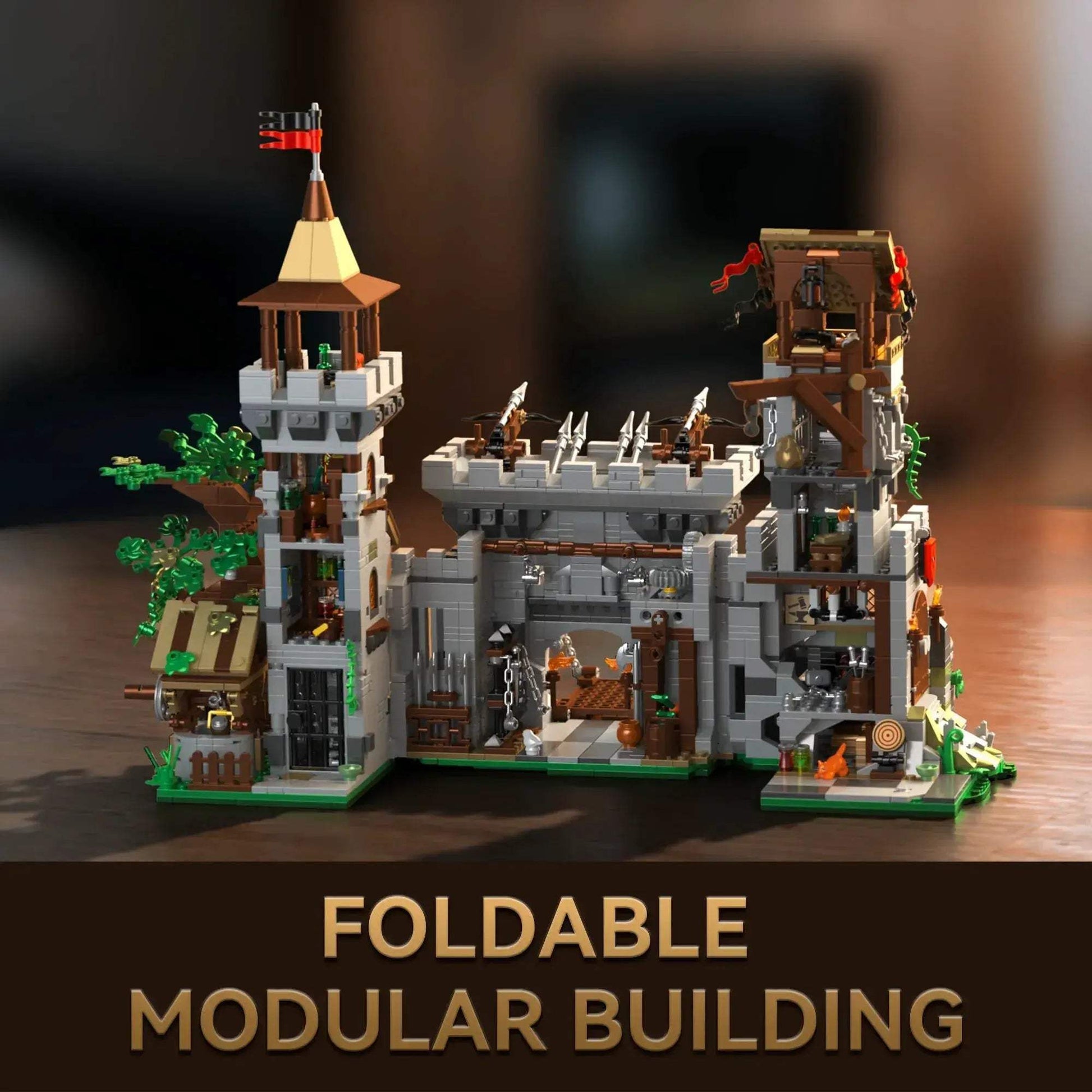 Lego Compatible Medieval Castle Building Blocks Set for Kids - ToylandEU