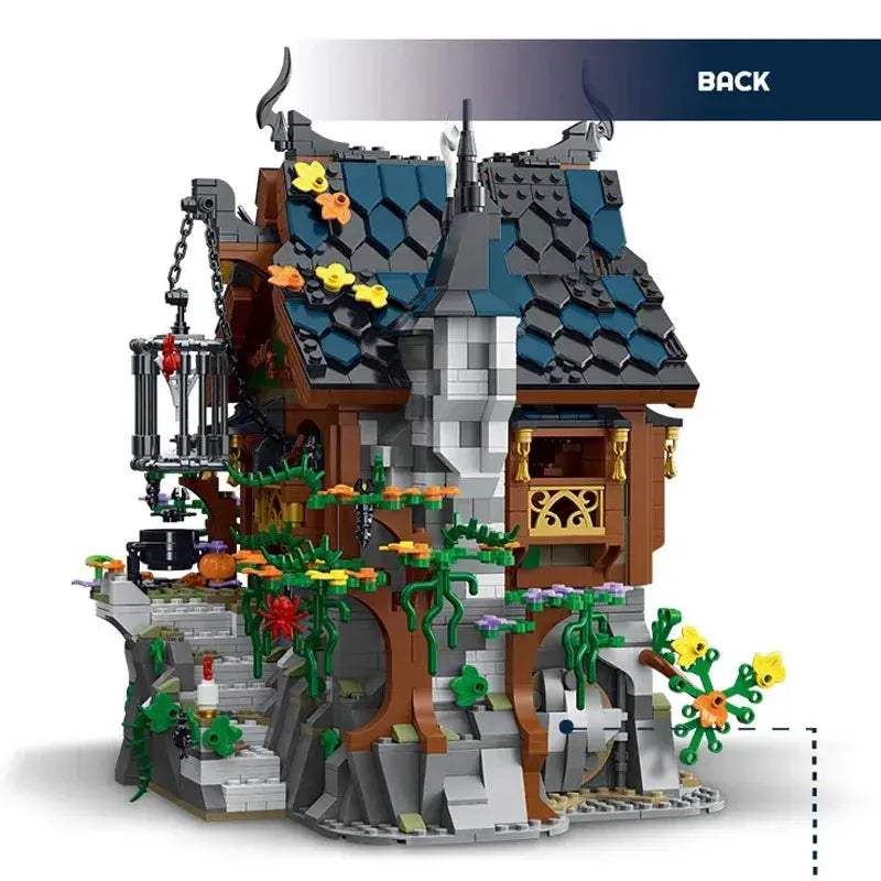 Lego Compatible Medieval Witch House Building Blocks Set - ToylandEU