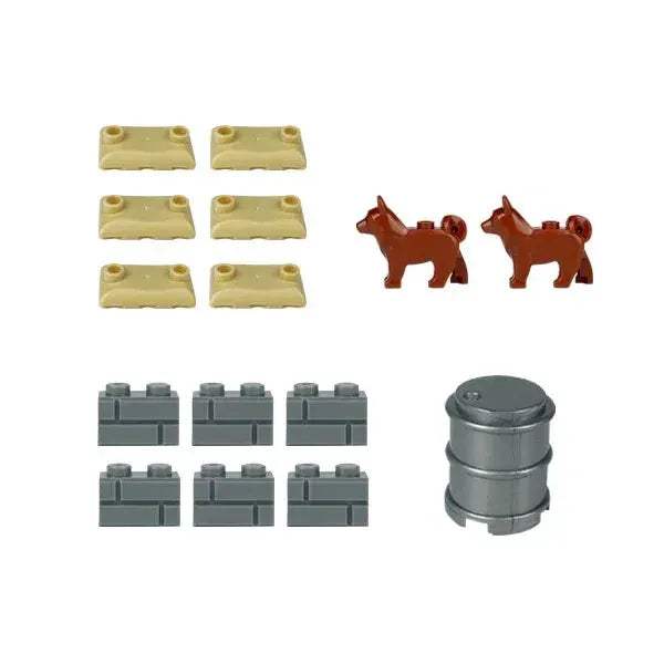 Lego Compatible Military Building Block Army Vehicle Set - ToylandEU