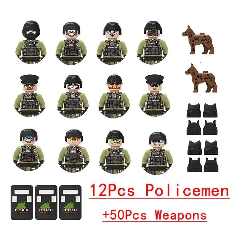  Lego Compatible Military Building Blocks Army Toys Pro -  ToylandEU™