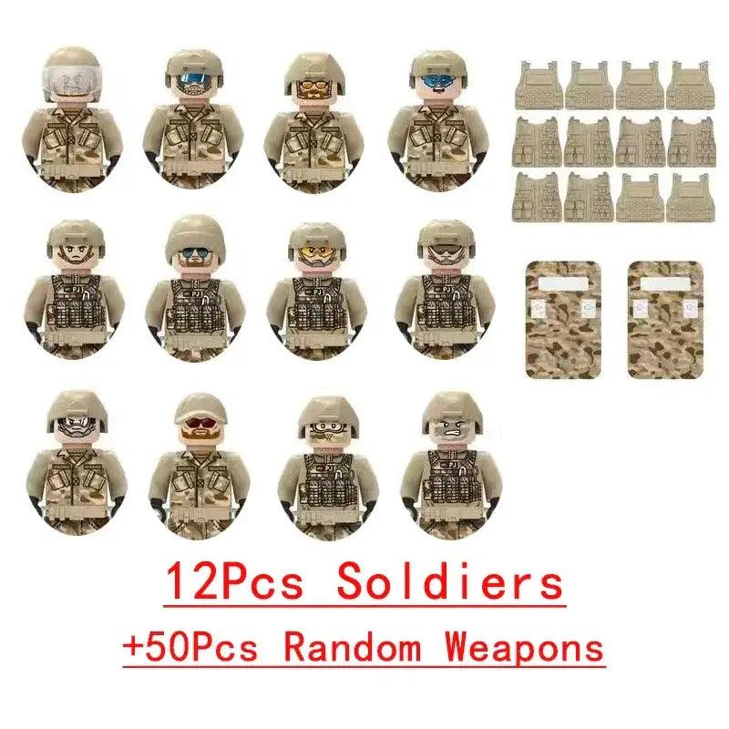  Lego Compatible Military Building Blocks Army Toys Pro -  ToylandEU™