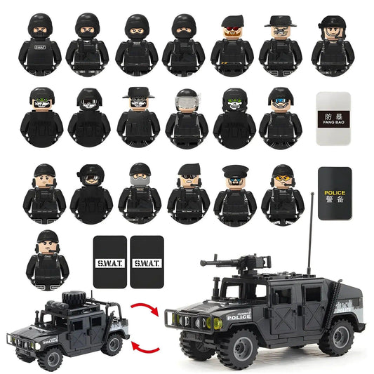  Lego Compatible Military Building Blocks Set Off Road -  ToylandEU™