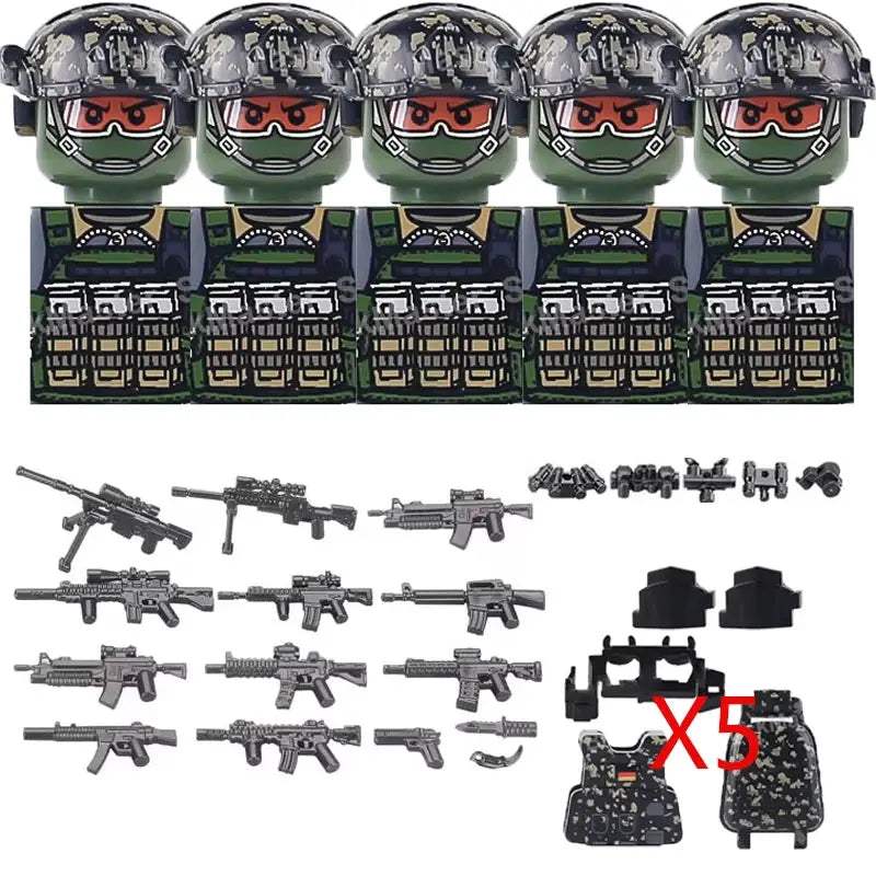  Lego Compatible Military Figure KSK Soldier -  ToylandEU™