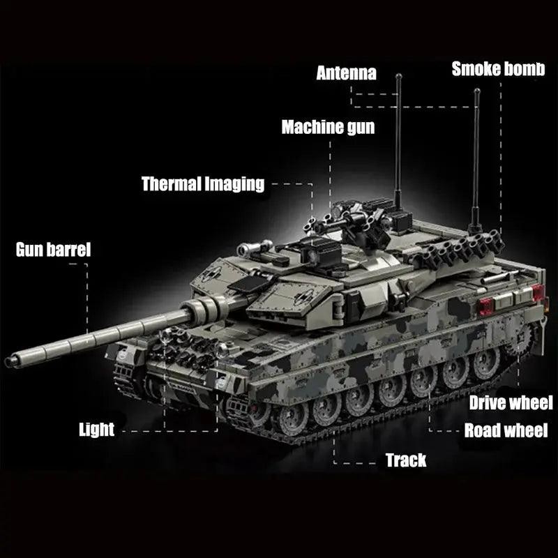  Lego Compatible Military Tank For Kids Ages 6 Durable -  ToylandEU™