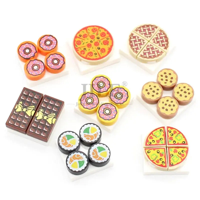 Lego Compatible Mini Food Building Blocks For Creative City Play - ToylandEU