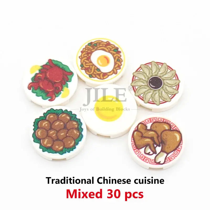 Lego Compatible Mini Food Building Blocks For Creative City Play - ToylandEU