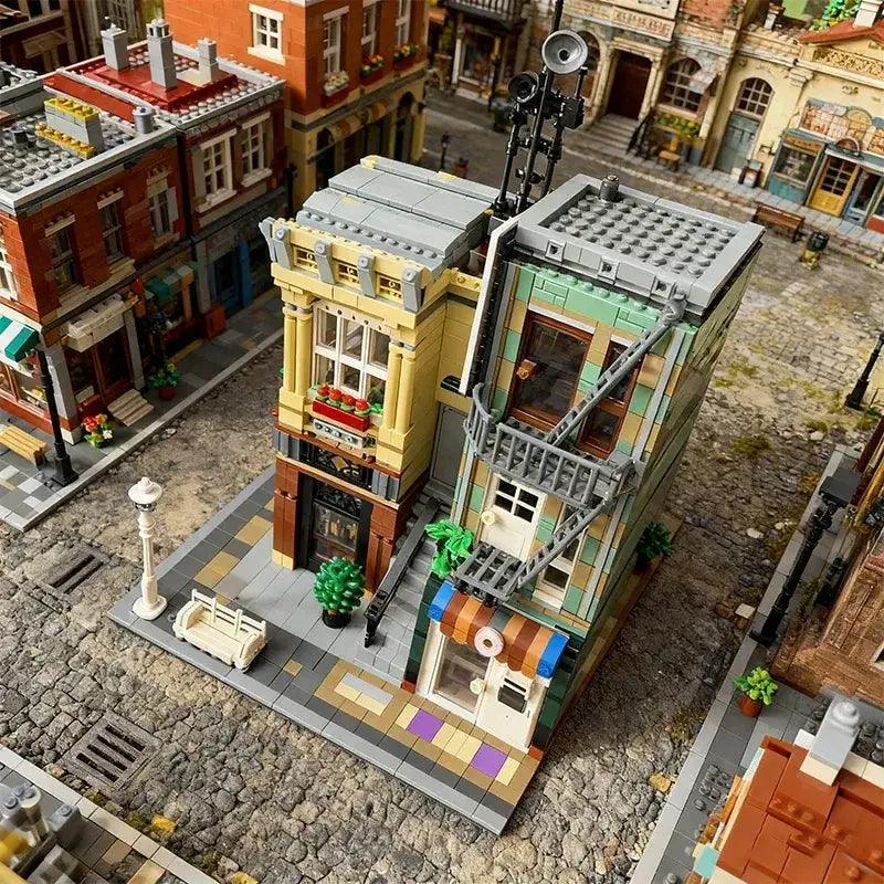  Lego Compatible Modular Building Kit Radio Station Pro -  ToylandEU™