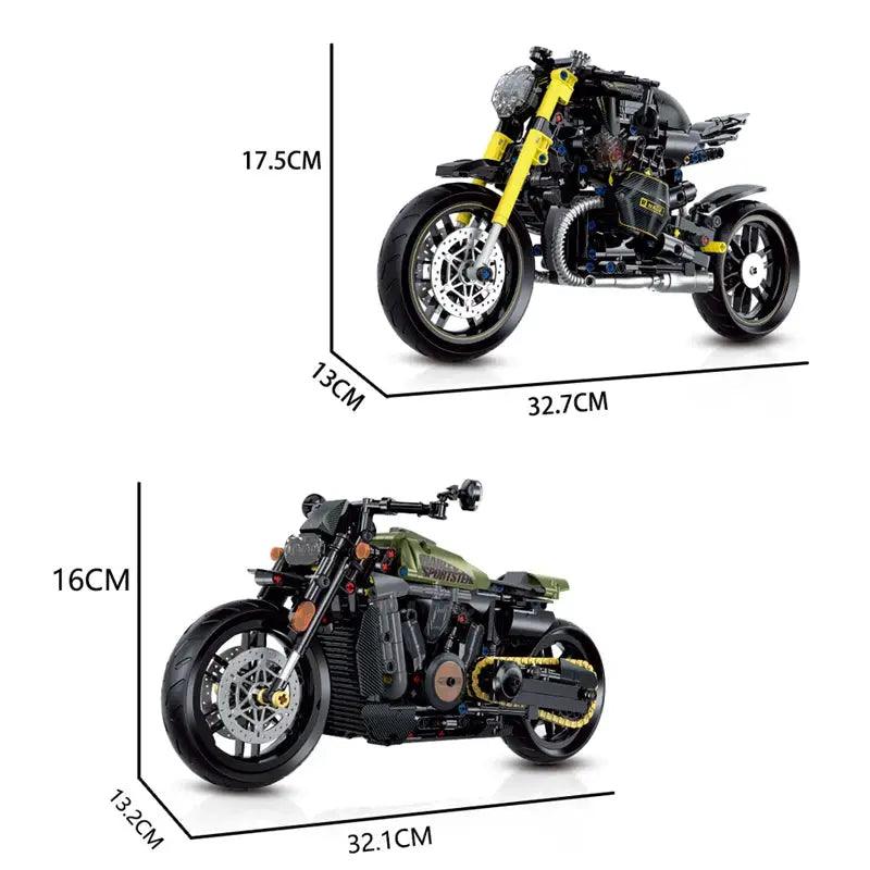  Lego Compatible Motorbike Building Blocks For Kids Gift -  ToylandEU™