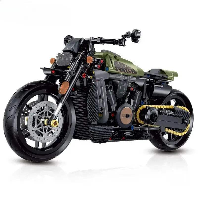 Hakinang Leilong Motorcycle Building Blocks Children’s Toy Model as a Birthday, Christmas, or Thanksgiving Gift for Kids - ToylandEU