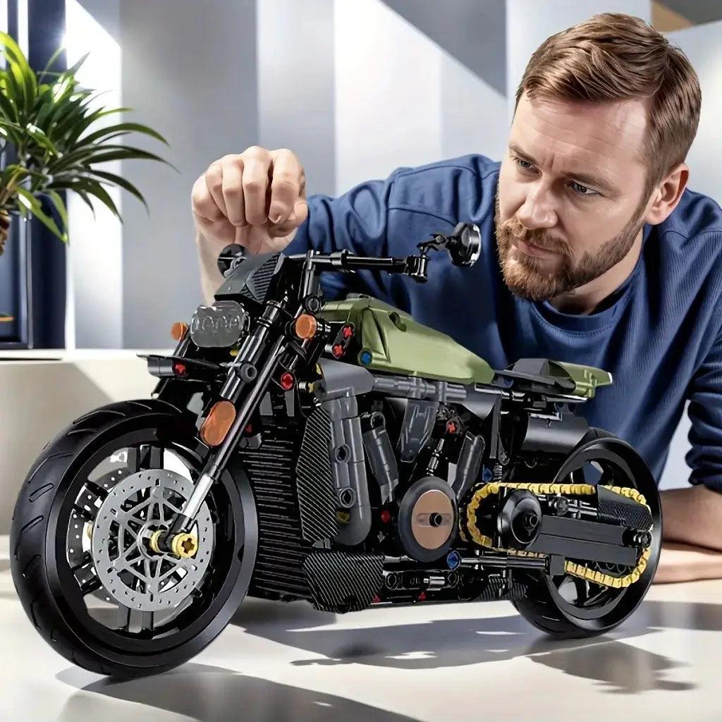  Lego Compatible Motorcycle Building Blocks Kids Gift -  ToylandEU™