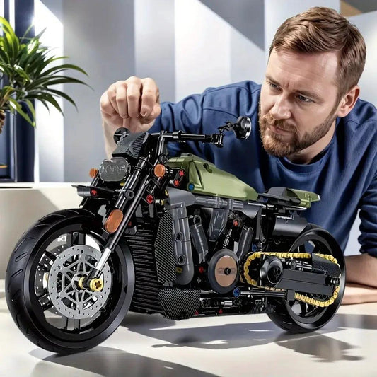  Lego Compatible Motorcycle Building Blocks Kids Gift -  ToylandEU™