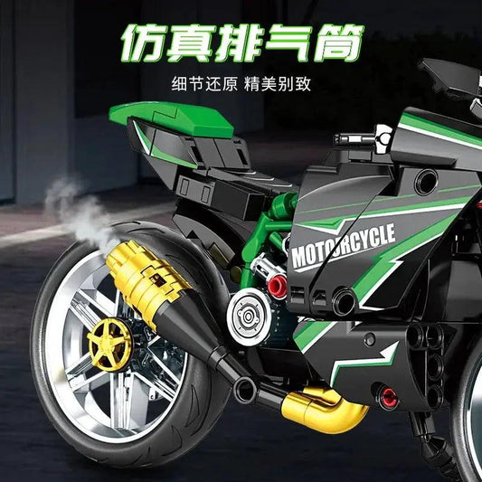  Lego Compatible Motorcycle Building Blocks Set Unisex -  ToylandEU™