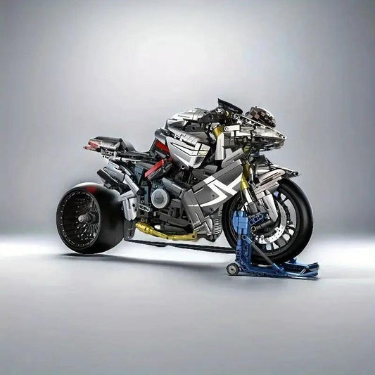  Lego Compatible Motorcycle Building Blocks With LED Lights -  ToylandEU™