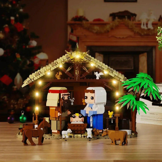  Lego Compatible Nativity Blocks Three Figures Set -  ToylandEU™