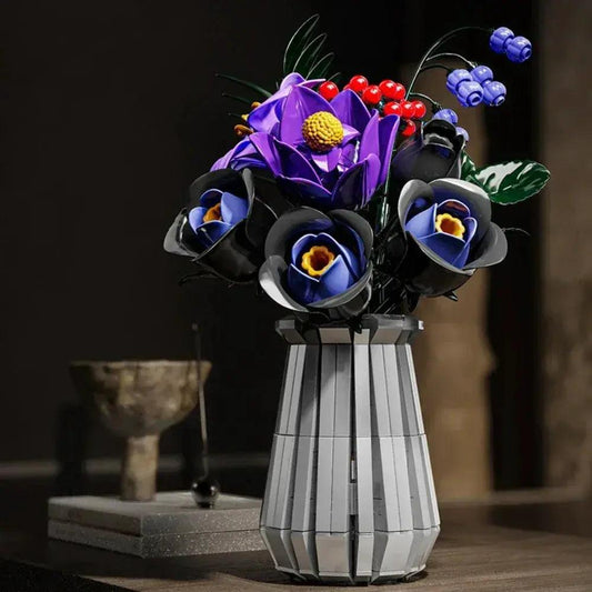  Lego Compatible Night Rose Flower Building Blocks Set -  ToylandEU™