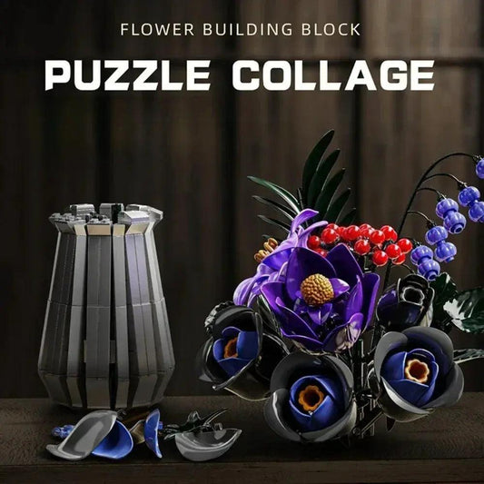  Lego Compatible Night Rose Flower Building Blocks Set -  ToylandEU™