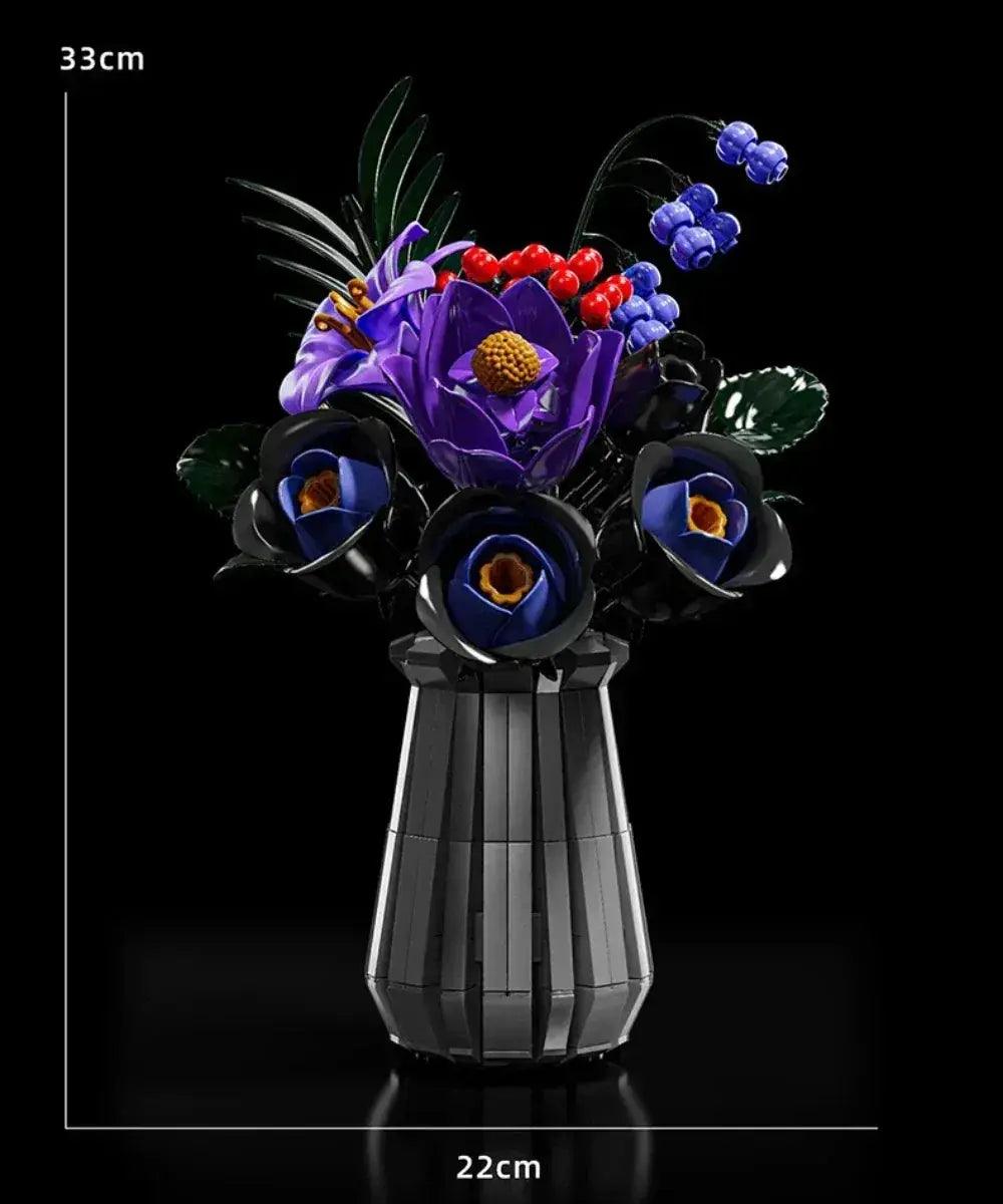  Lego Compatible Night Rose Flower Building Blocks Set -  ToylandEU™