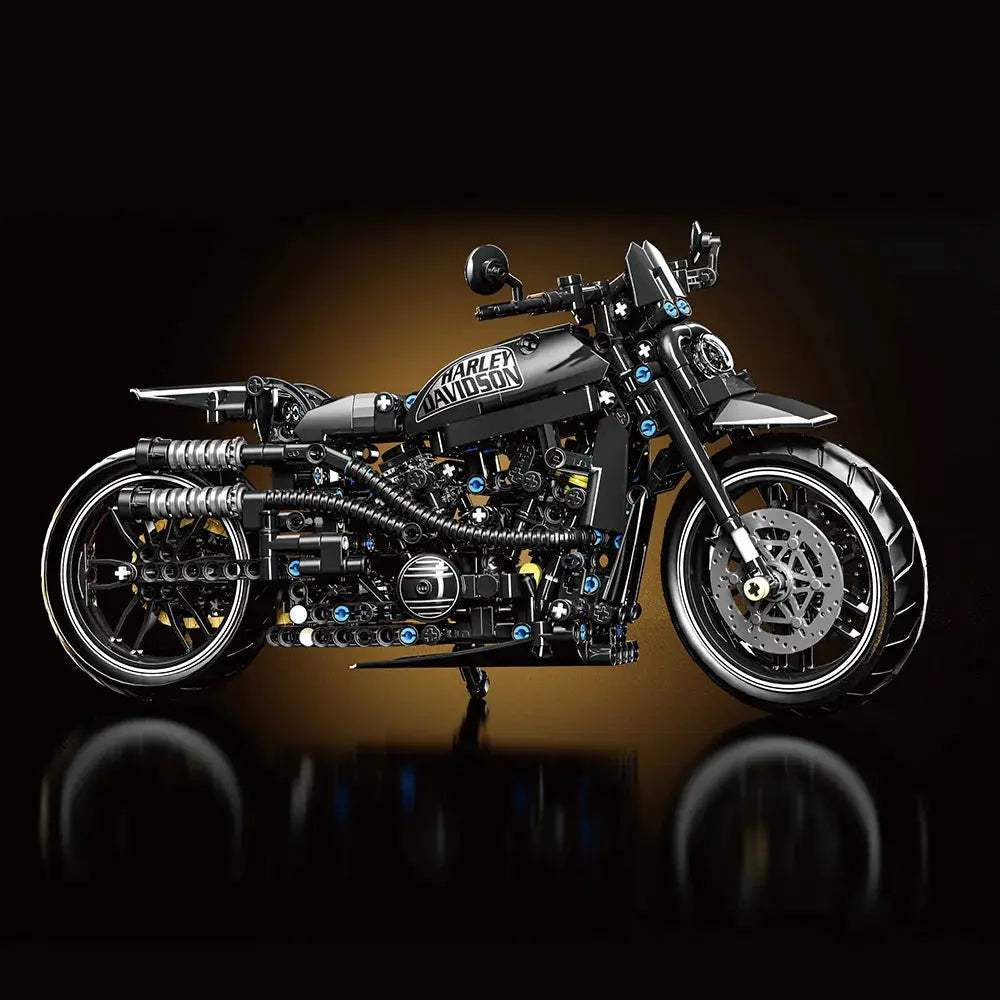 1:8 Classic Motorbike High-tech Model Building Blocks Set For Adults Bricks children Toys Gifts Vehicles Collection Room Decor - ToylandEU
