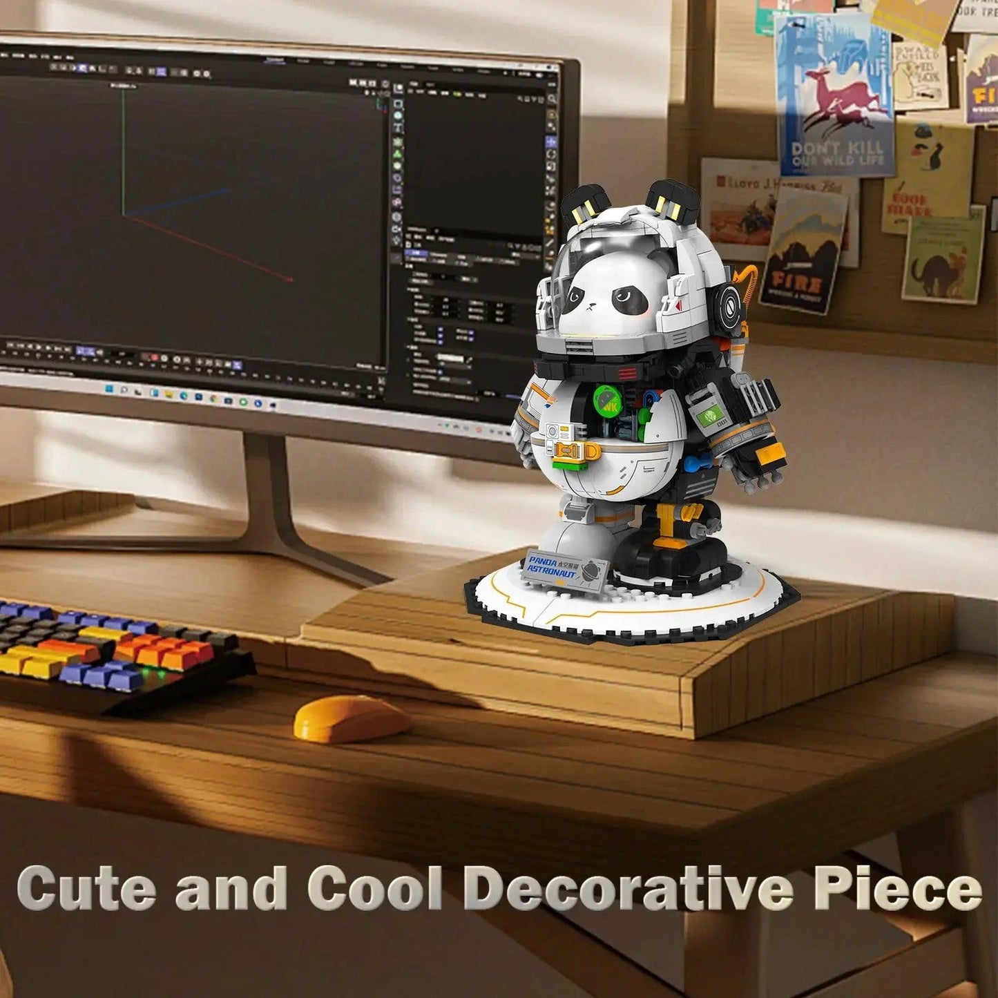  Lego Compatible Panda Space Astronaut Display Model -  ToylandEU™