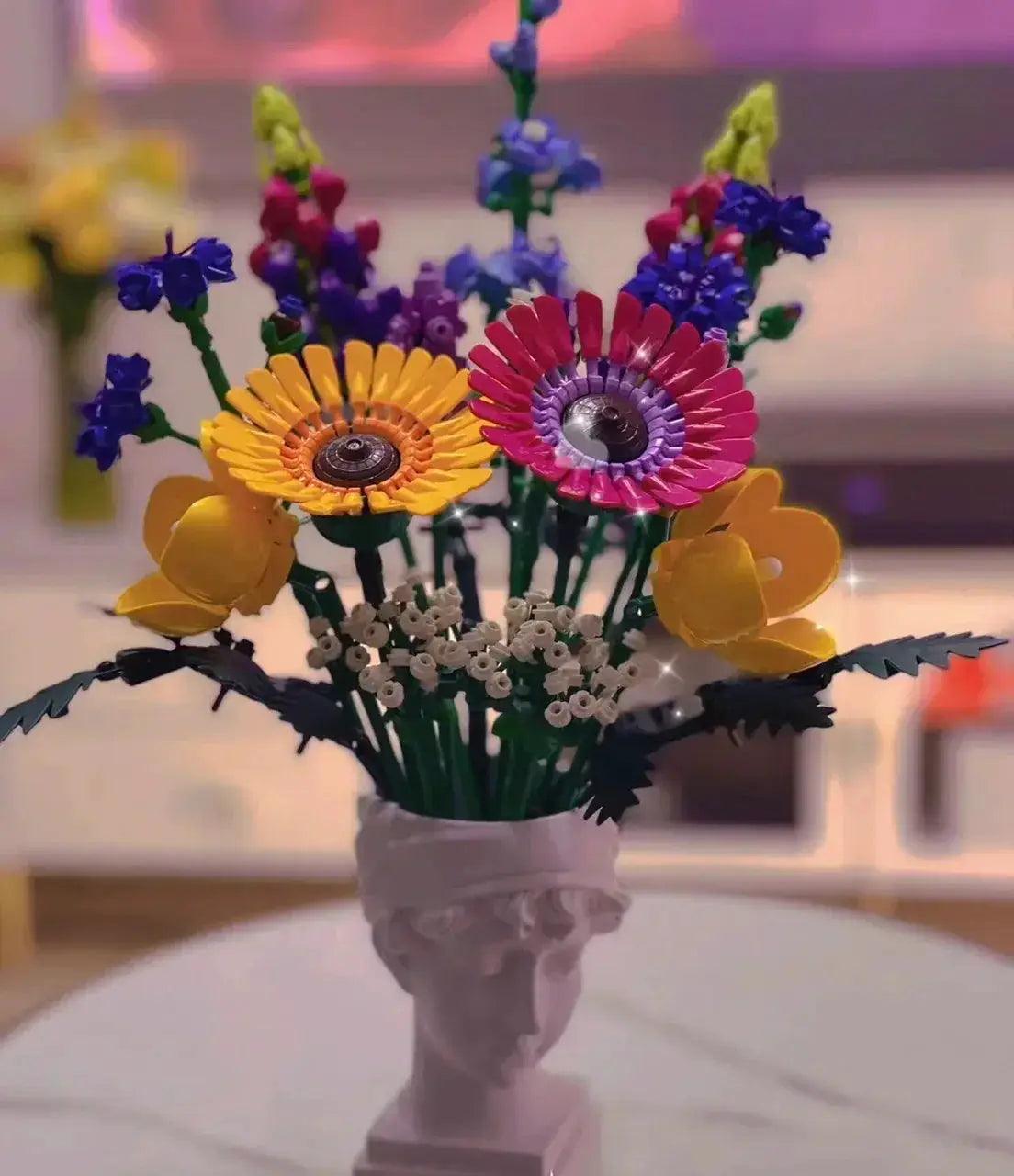  Lego Compatible Piranha Plant Bouquet Deluxe Home Decoration -  ToylandEU™