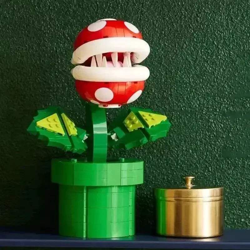 Lego Compatible Piranha Plant Bouquet Home Decoration - ToylandEU
