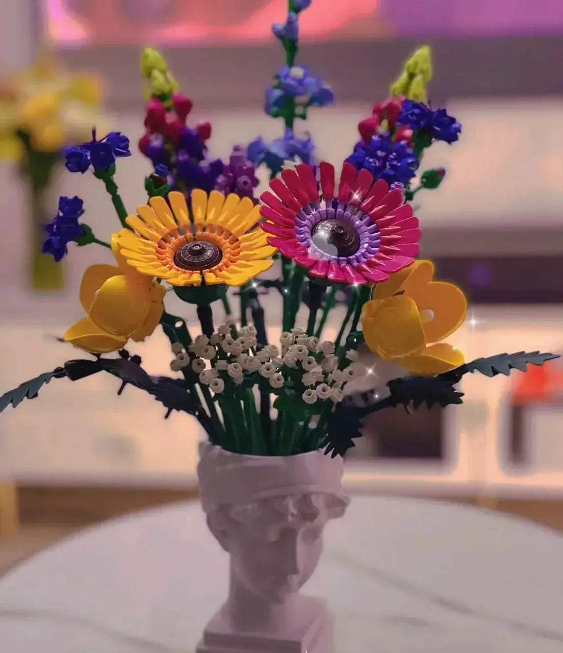 Lego Compatible Piranha Plant Bouquet Home Decoration - ToylandEU