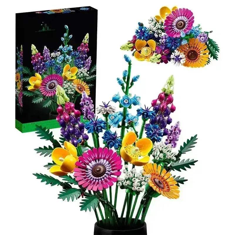 Lego Compatible Piranha Plant Bouquet Home Decoration - ToylandEU
