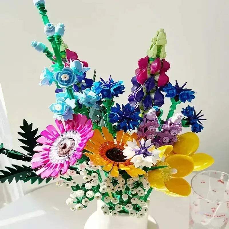 Lego Compatible Piranha Plant Bouquet Home Decoration - ToylandEU