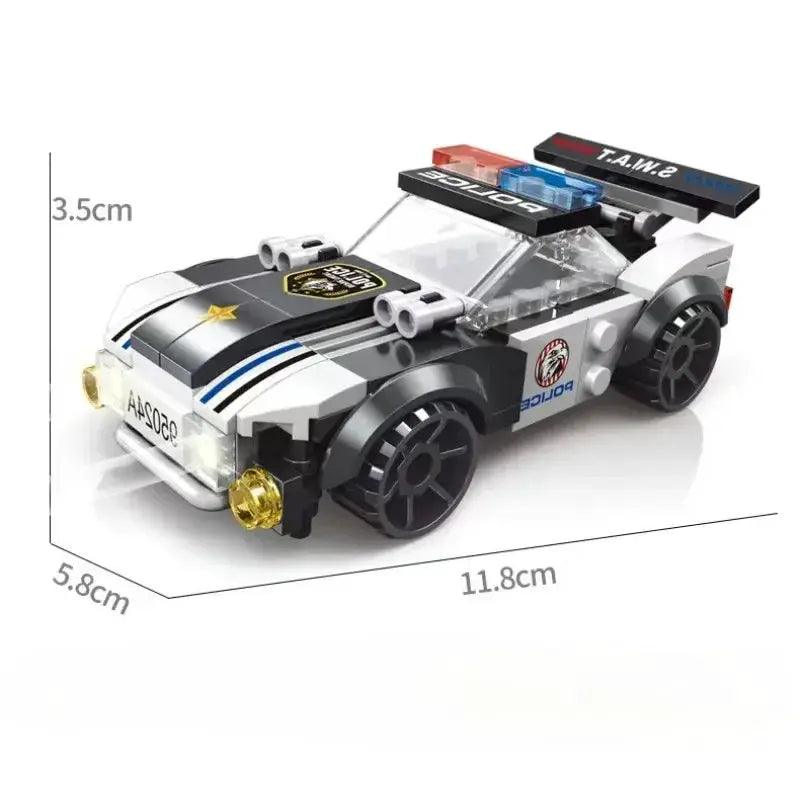  Lego Compatible Police Patrol Car Helicopter Educational Set -  ToylandEU™