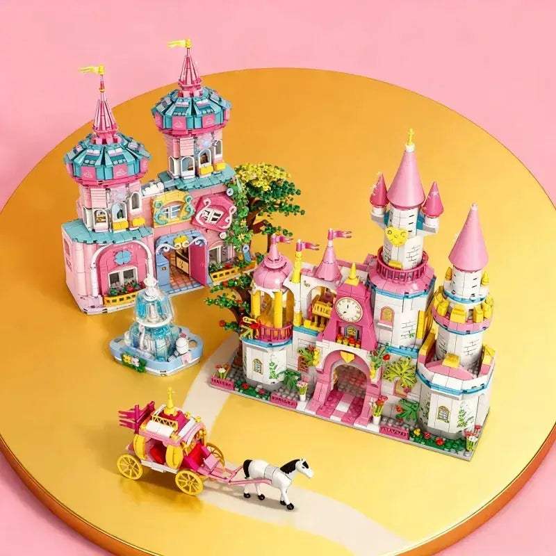 Lego Compatible Princess Building Block Toys Swan Lake Castle Set - ToylandEU