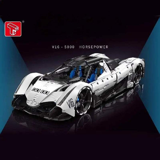 Lego Compatible RC Supercar Model Kit 4016 Pieces Set - ToylandEU