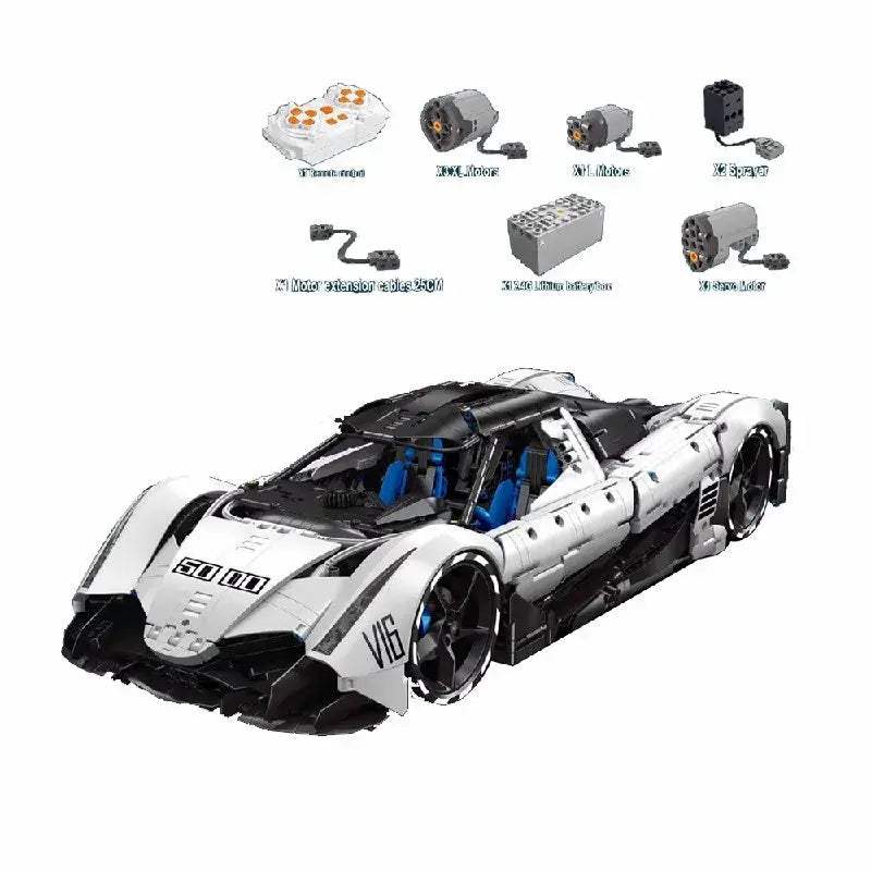  Lego Compatible RC Supercar Model Kit 4016 Pieces Set -  ToylandEU™